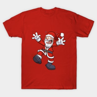 Scared Santa Claus T-Shirt
